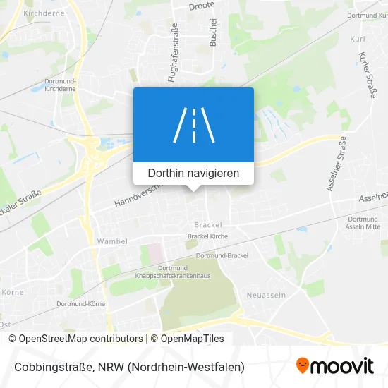 Cobbingstraße Karte