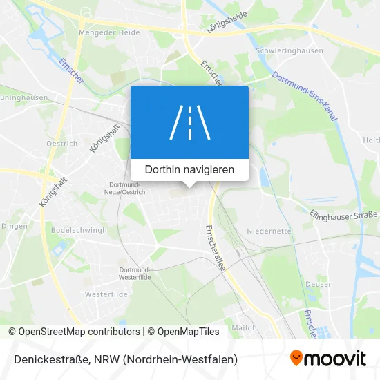Denickestraße Karte