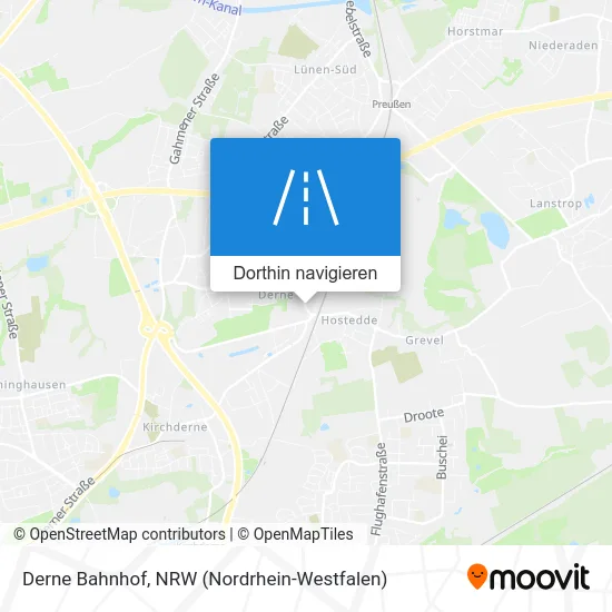 Derne Bahnhof Karte