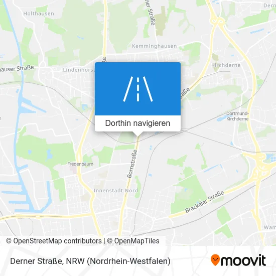 Derner Straße Karte
