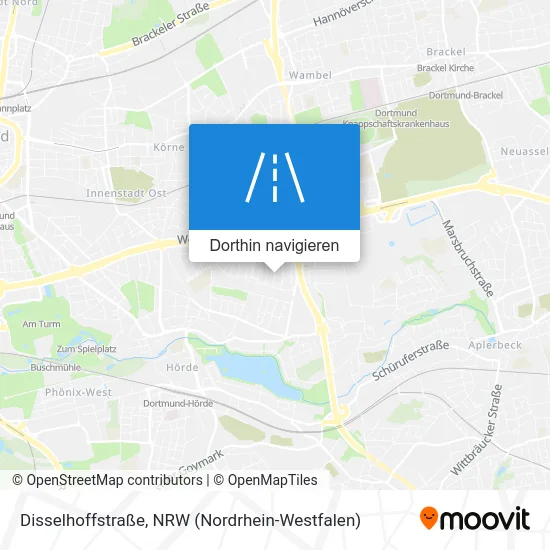 Disselhoffstraße Karte