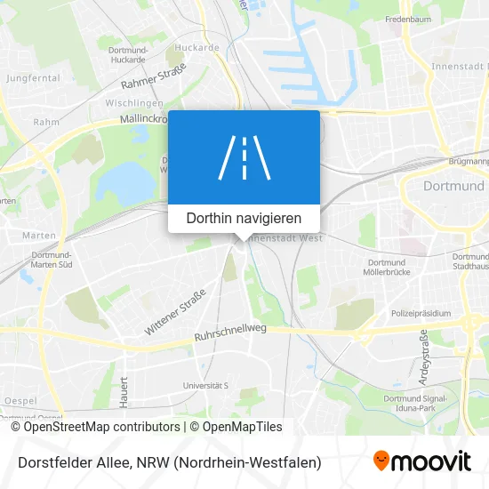 Dorstfelder Allee Karte