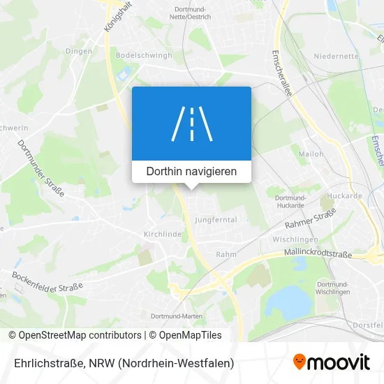 Ehrlichstraße Karte