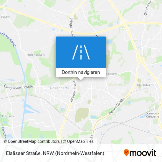 Elsässer Straße Karte
