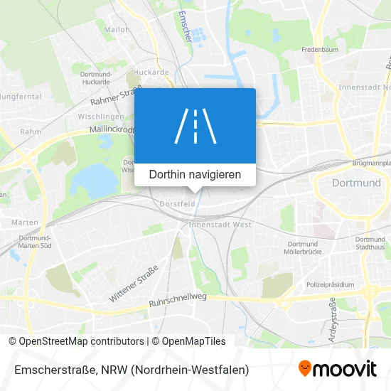 Emscherstraße Karte