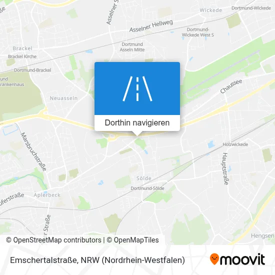 Emschertalstraße Karte