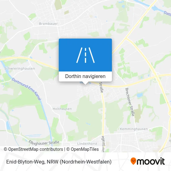 Enid-Blyton-Weg Karte