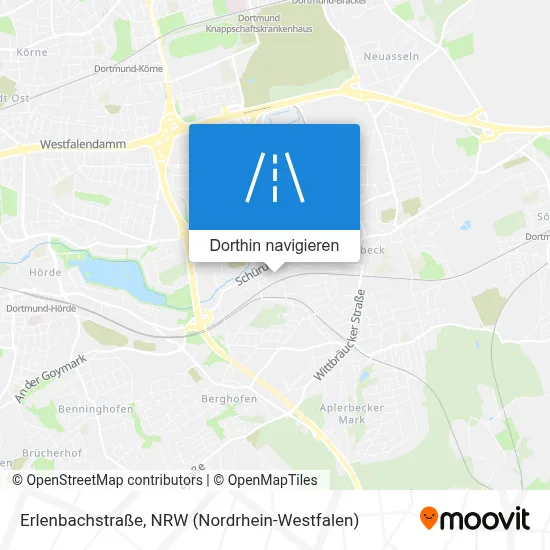 Erlenbachstraße Karte