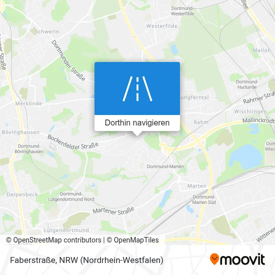 Faberstraße Karte