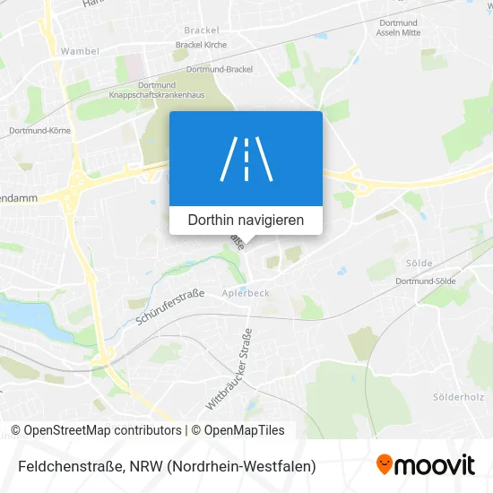 Feldchenstraße Karte