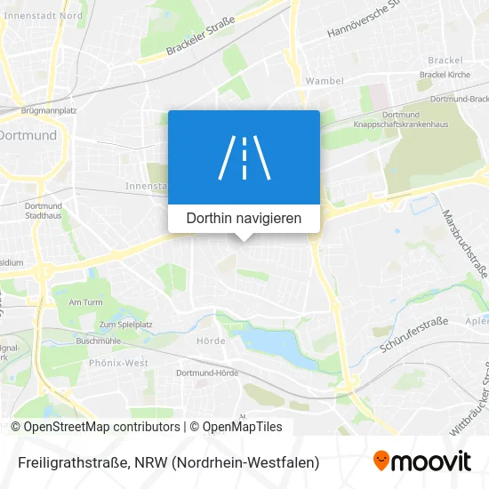 Freiligrathstraße Karte