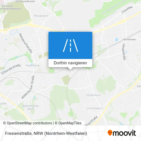 Fresienstraße Karte