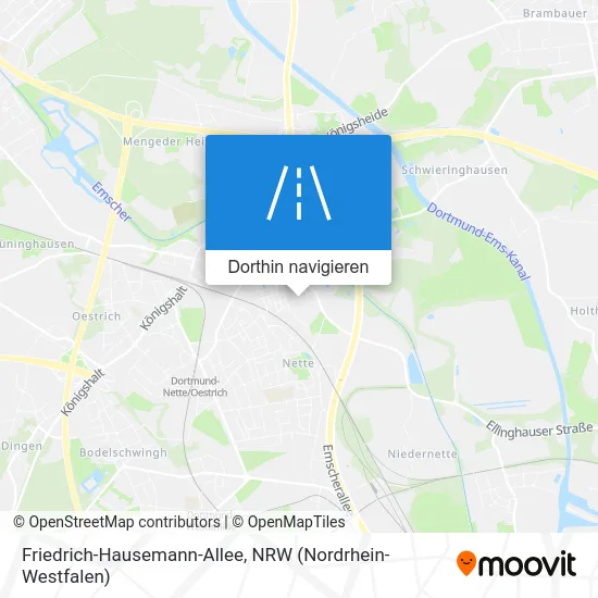 Friedrich-Hausemann-Allee Karte