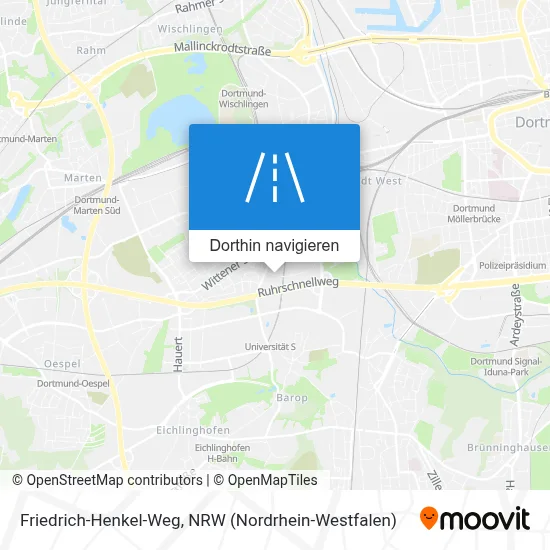 Friedrich-Henkel-Weg Karte