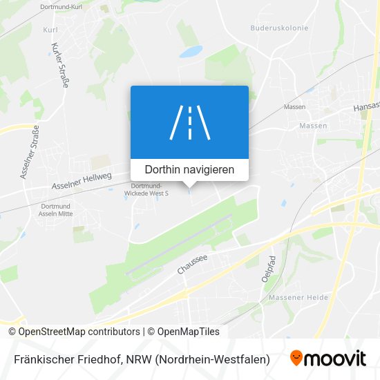 Fränkischer Friedhof Karte
