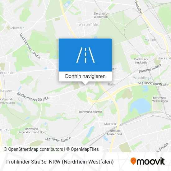 Frohlinder Straße Karte