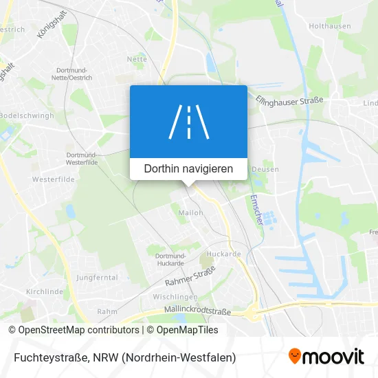 Fuchteystraße Karte