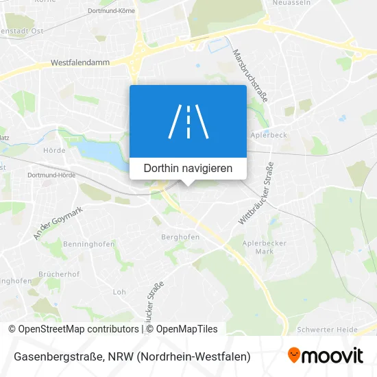 Gasenbergstraße Karte