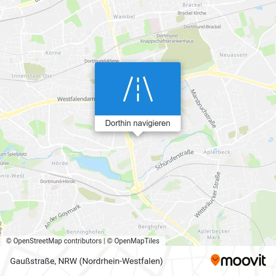 Gaußstraße Karte