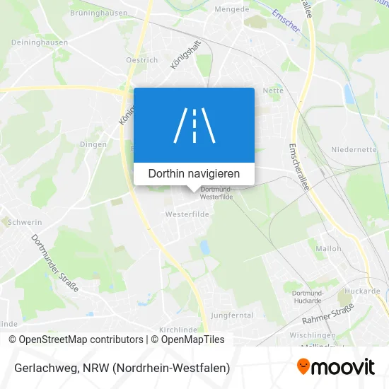 Gerlachweg Karte
