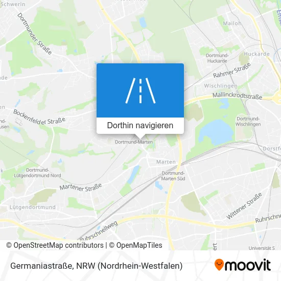 Germaniastraße Karte