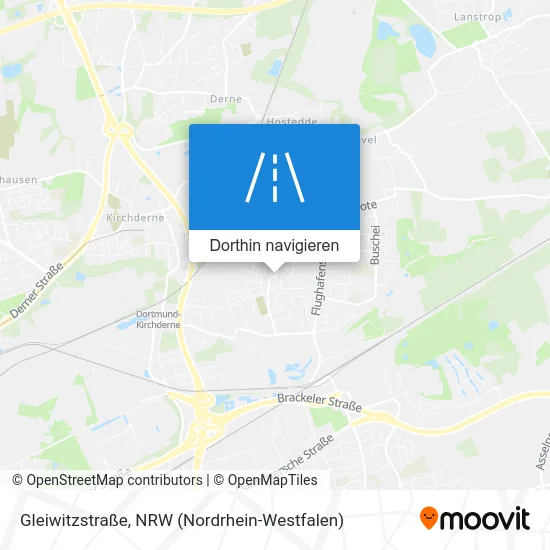 Gleiwitzstraße Karte