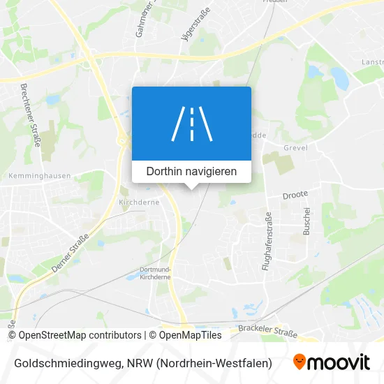 Goldschmiedingweg Karte