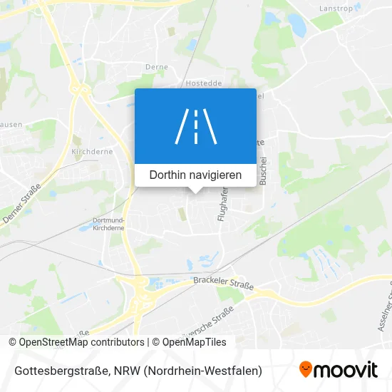 Gottesbergstraße Karte