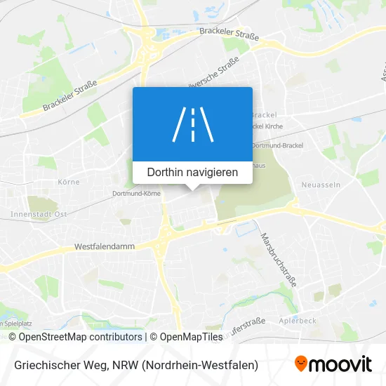 Griechischer Weg Karte