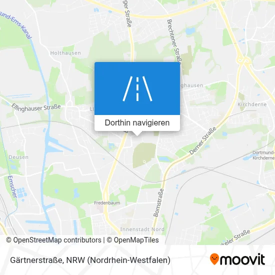 Gärtnerstraße Karte