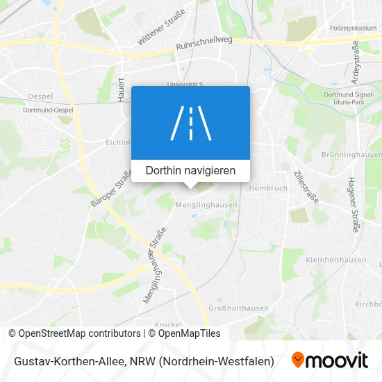 Gustav-Korthen-Allee Karte