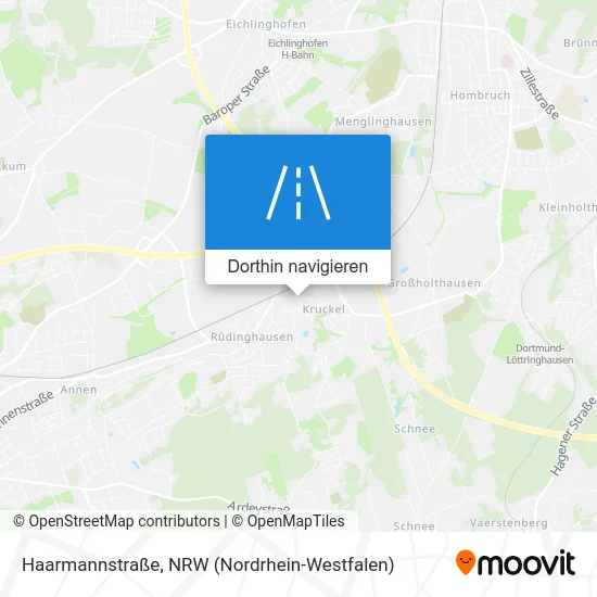 Haarmannstraße Karte