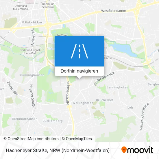 Hacheneyer Straße Karte