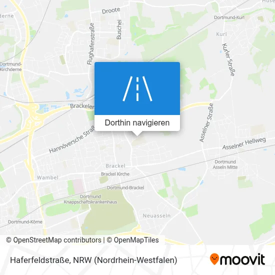 Haferfeldstraße Karte