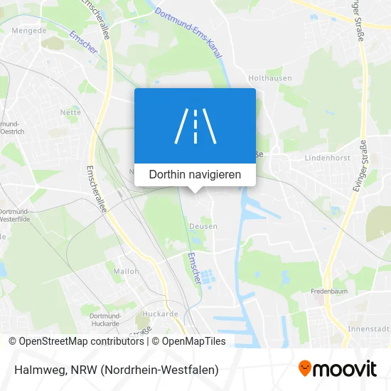 Halmweg Karte