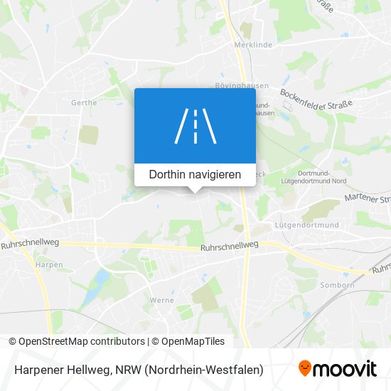 Harpener Hellweg Karte