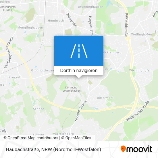 Haubachstraße Karte