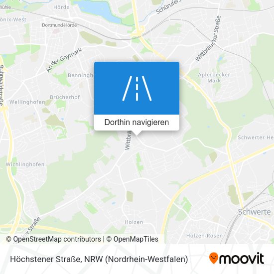Höchstener Straße Karte