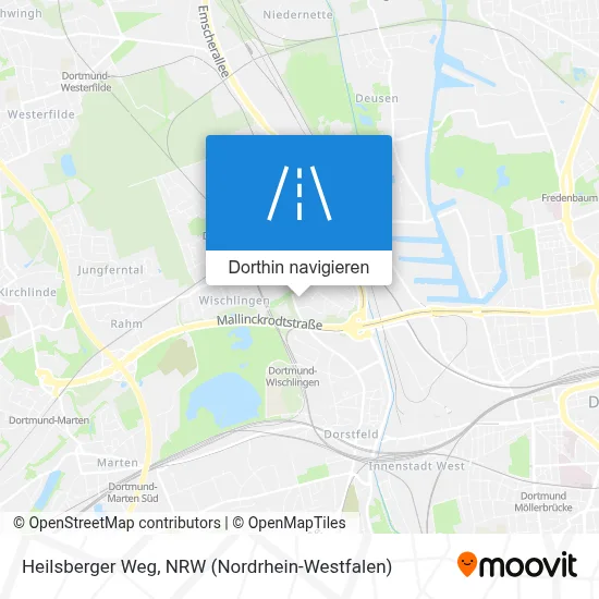 Heilsberger Weg Karte