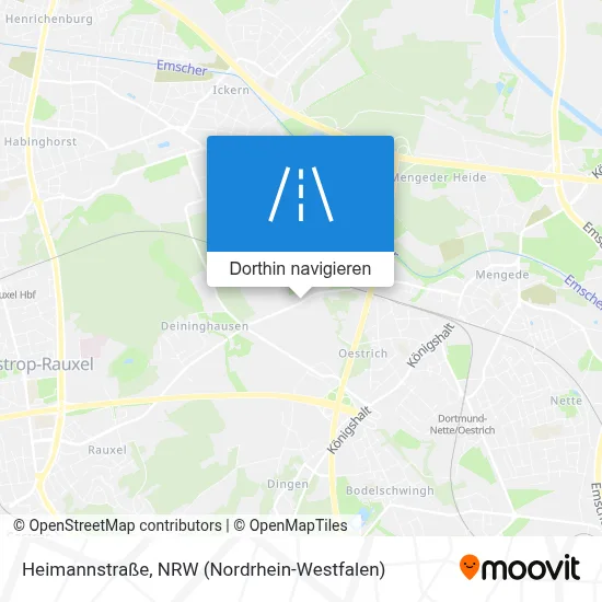 Heimannstraße Karte