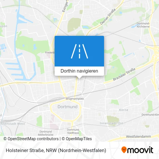 Holsteiner Straße Karte