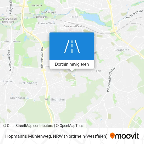 Hopmanns Mühlenweg Karte