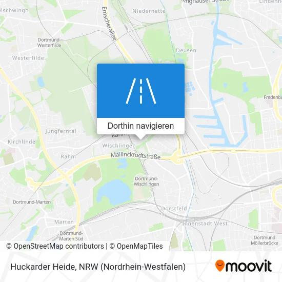 Huckarder Heide Karte