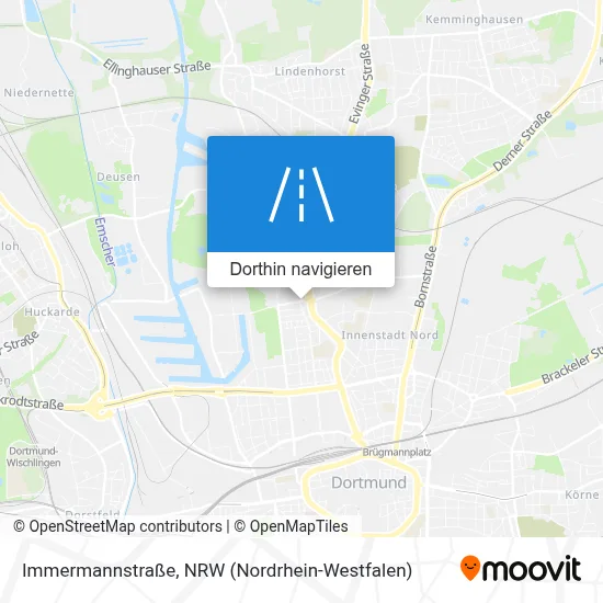 Immermannstraße Karte