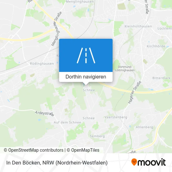 In Den Böcken Karte