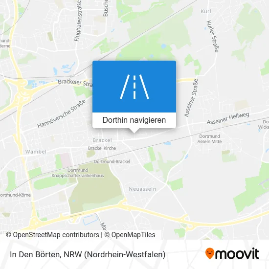 In Den Börten Karte