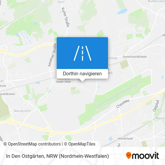 In Den Ostgärten Karte