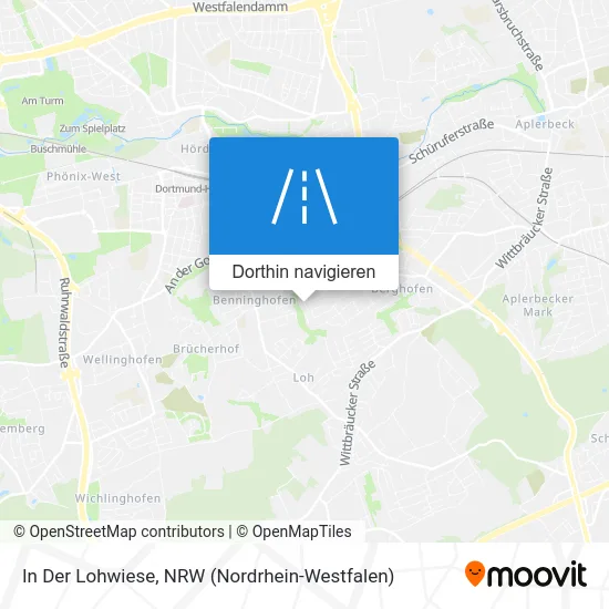 In Der Lohwiese Karte