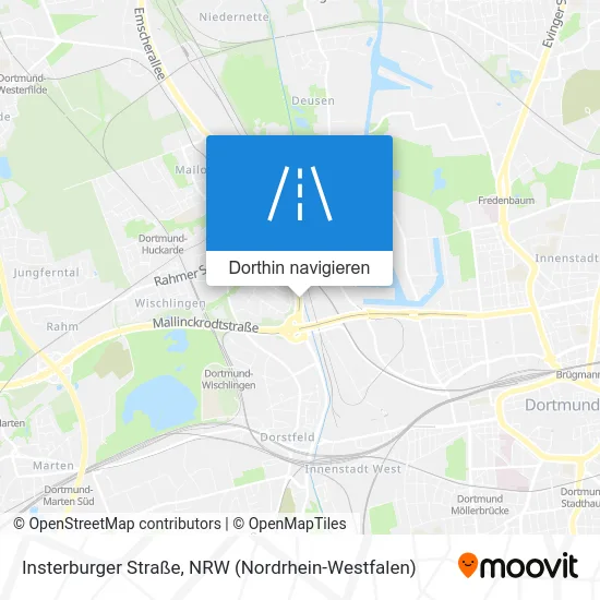 Insterburger Straße Karte