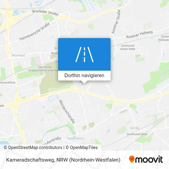 Kameradschaftsweg Karte